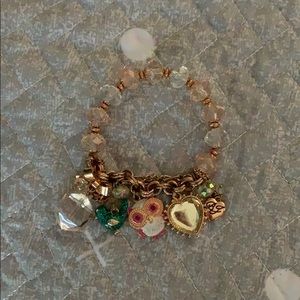 Betsey Johnson bracelet with owl
